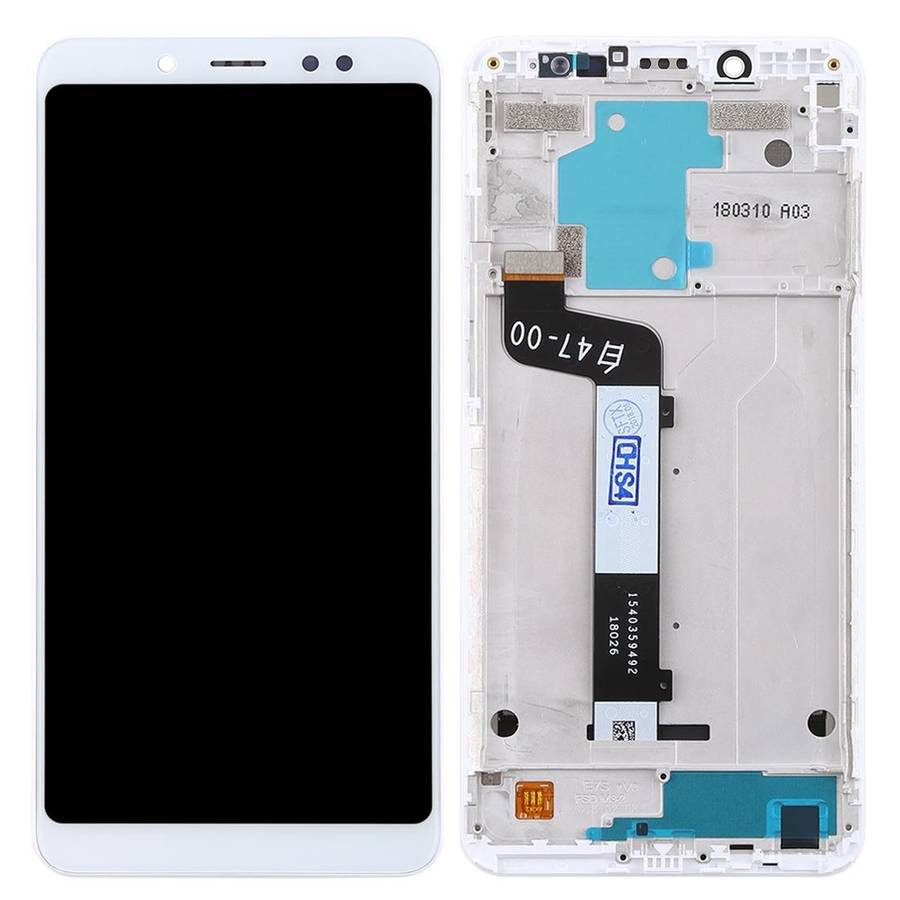 TFT LCD Screen for Xiaomi Redmi Note 5 / Note 5 Pro Digitizer Full Assembly with Frame(White)