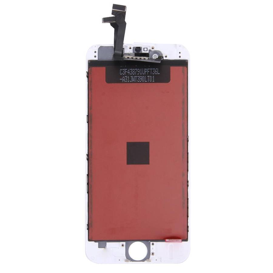 10 PCS TFT LCD Screen for iPhone 6 Digitizer Full Assembly with Frame (White)