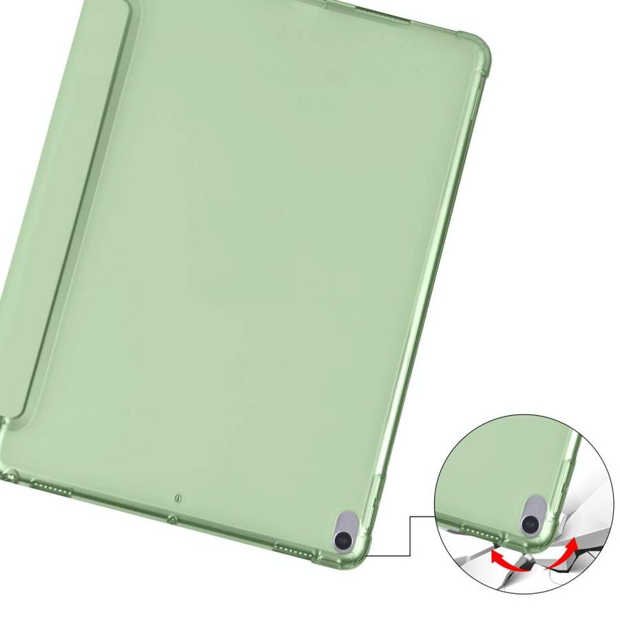 For iPad Pro 10.5 inch / Air 3 10.5 inch 3-folding Horizontal Flip PU Leather + Shockproof TPU Ca...