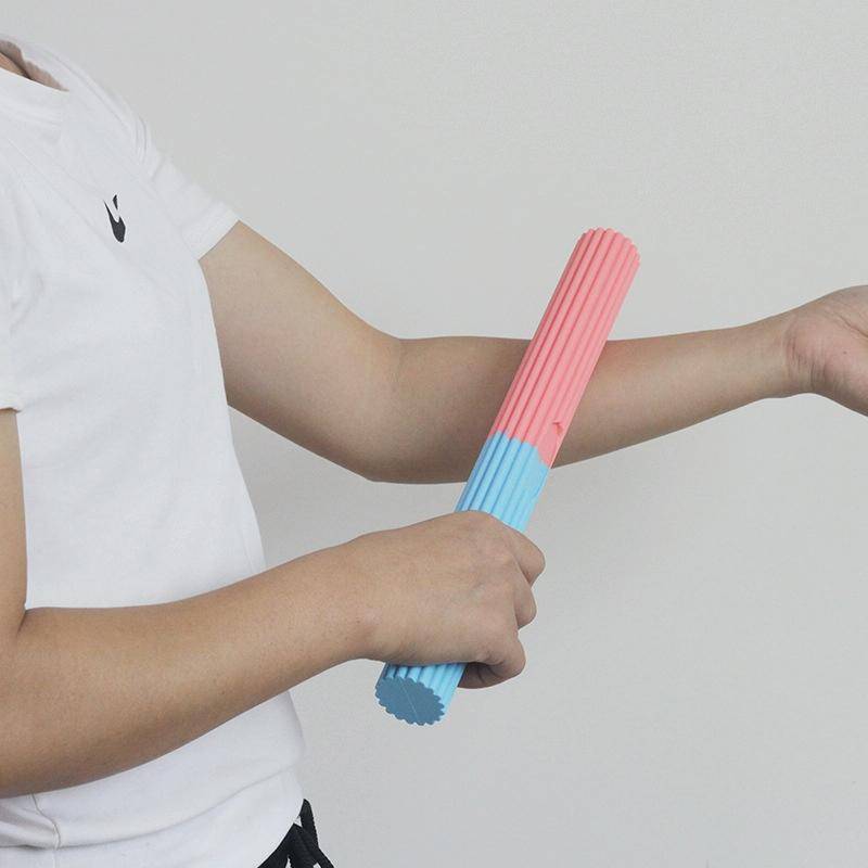 Silicone Multifunctional Fitness Bar Rehabilitation Training Arm Strength Bar Wrist Strength Forg...