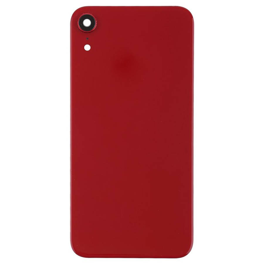 Battery Back Cover with Back Camera Bezel & Lens & Adhesive  for iPhone XR(Red)