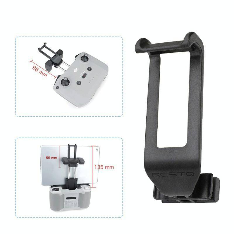 RCSTQ Remote Control Quick Release Tablet Phone Clamp Holder for DJI Mavic Air 2 Drone, Colour: T...