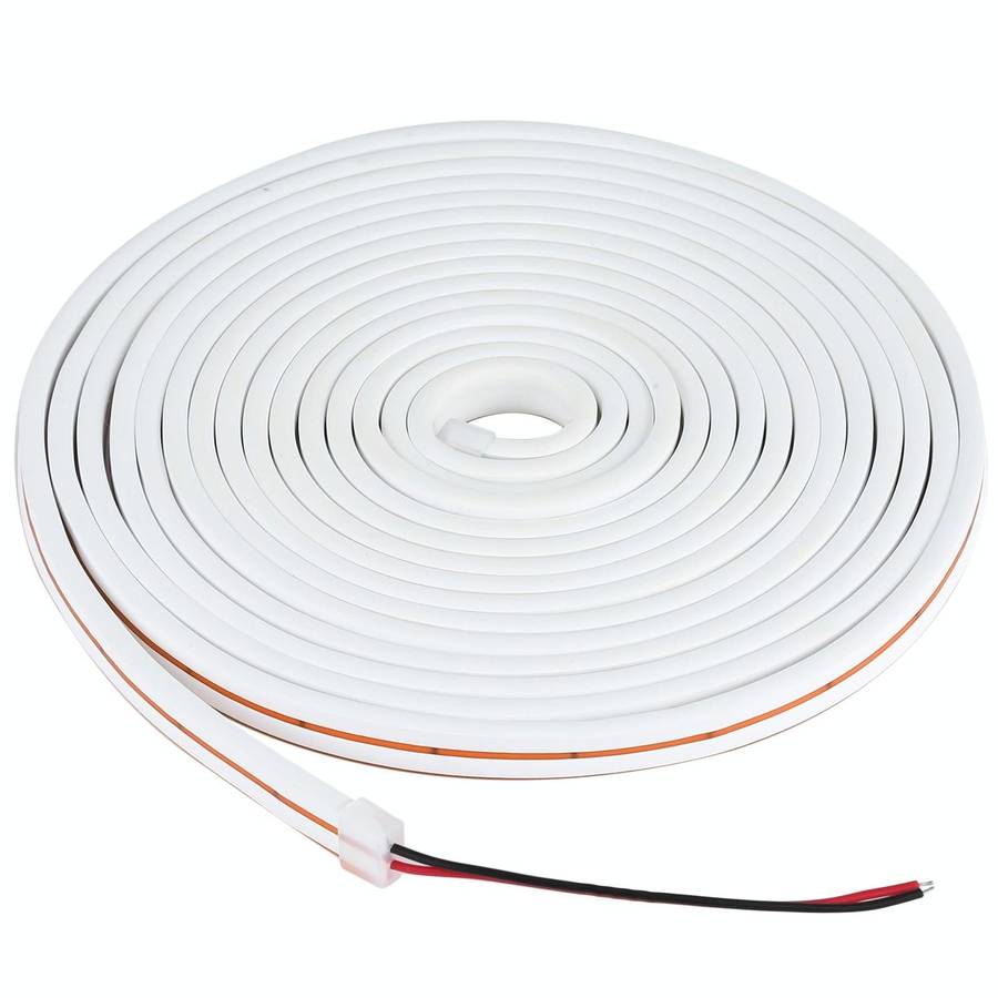 CJ-1206 12V 6A 5m IP65 Waterproof Silicone Neon LED Strip Light(Orange)