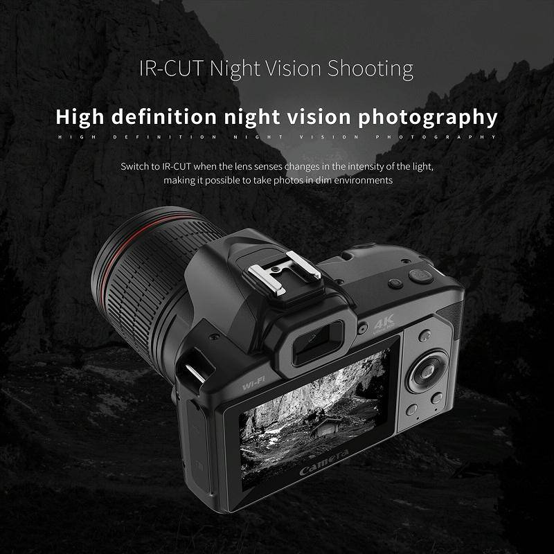 Dual-camera Night Vision 64 Million Pixel High-definition WIFI Digital Camera Standard+Light+Lens...
