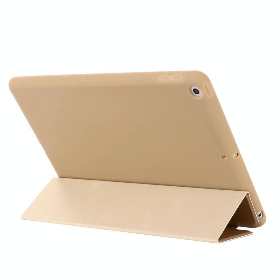 For iPad 10.2 2021 / 2020 / 2019 GEBEI Shockproof Horizontal Flip Leather Case with Three-folding...