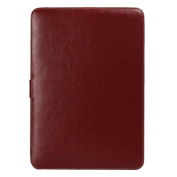 Notebook Leather Case with Snap Fastener for 13.3 inch MacBook Pro(Brown)