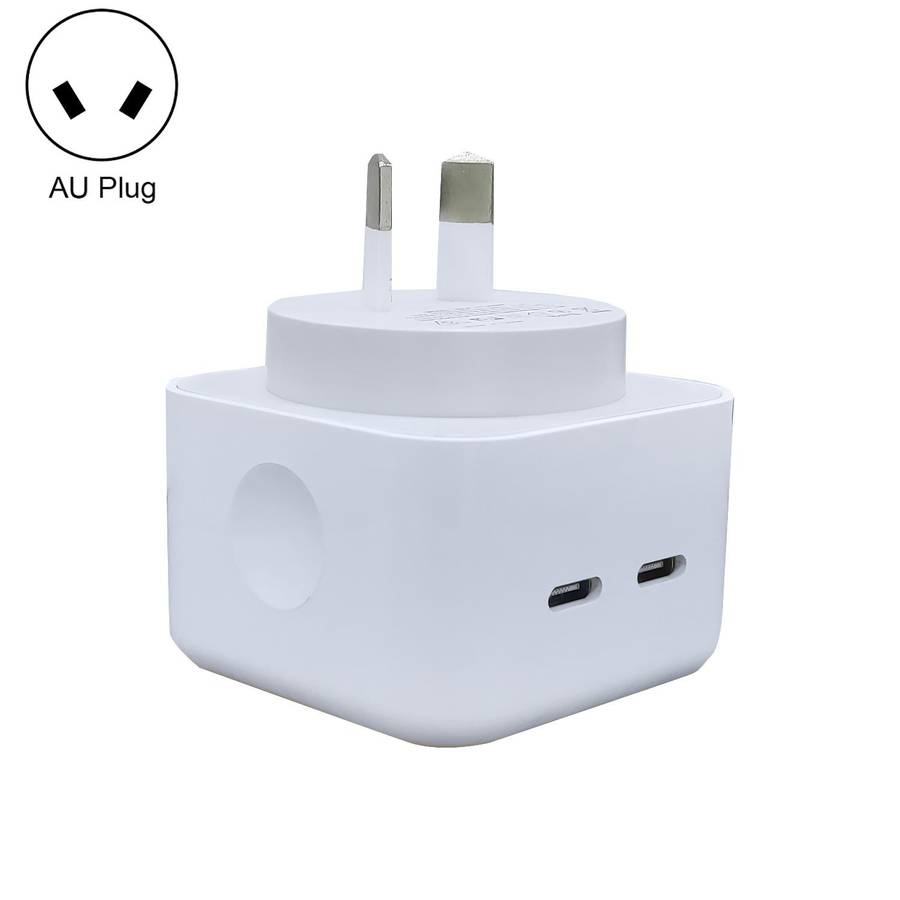 40W Dual PD USB-C / Type-C Charger for iPhone / iPad Series, AU Plug