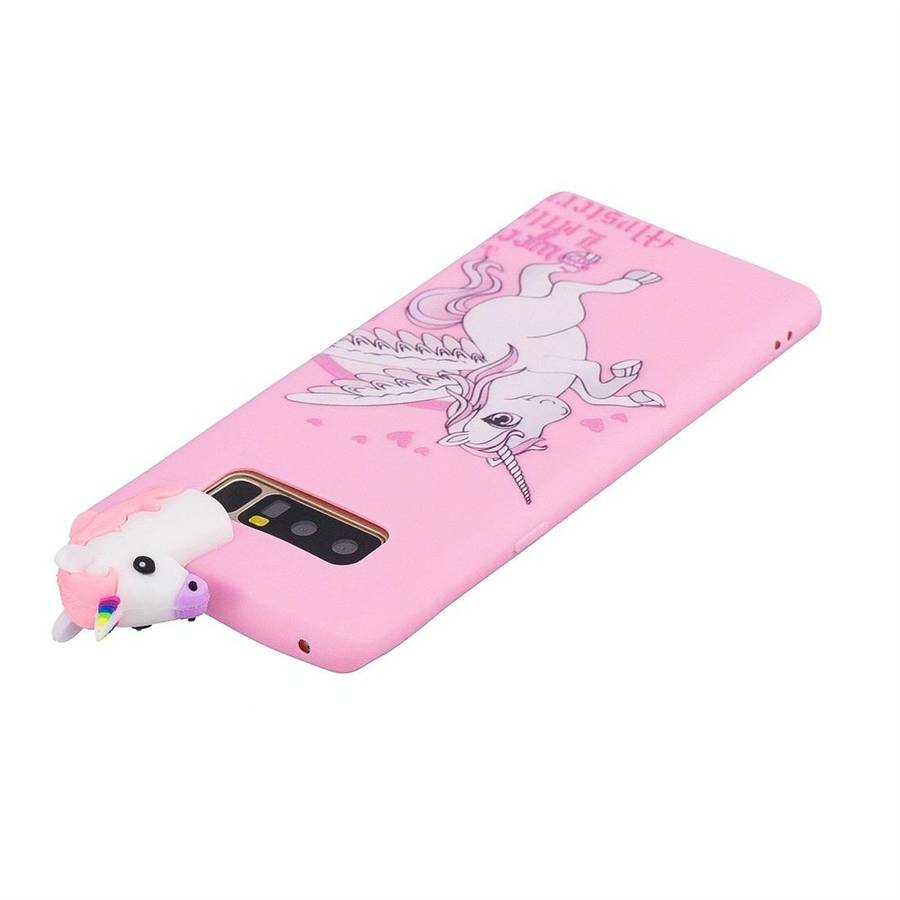 For Galaxy Note 8 Shockproof Cartoon TPU Protective Case(Unicorn)