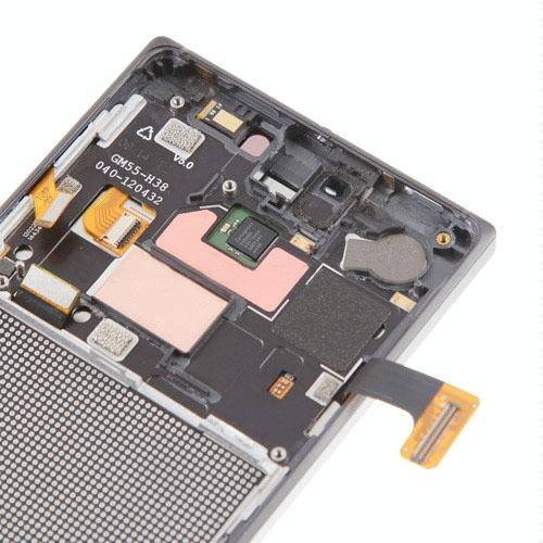 TFT LCD Screen for Nokia Lumia 830 Digitizer Full Assembly with Frame (Black)