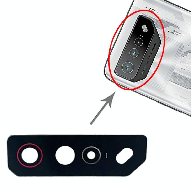 For Asus ROG Phone 7 Back Camera Lens (Red)