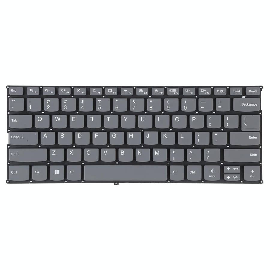 Not Power Button US Version Keyboard for Lenovo IdeaPad 320s-13 320s-13ikb(Grey)