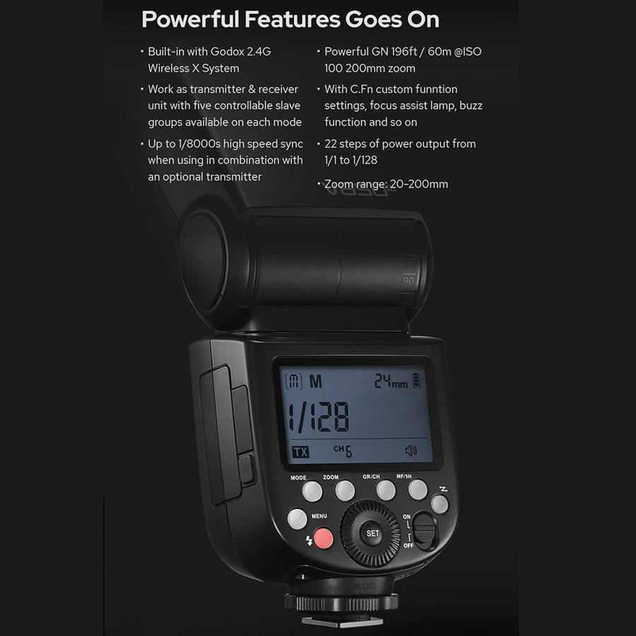 Godox V850III 2.4GHz Wireless Flash Speedlite Camera Light(EU Plug)