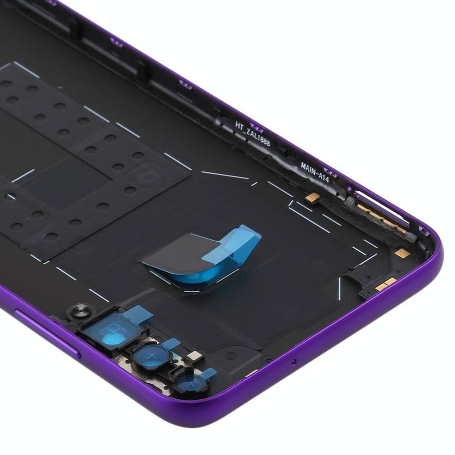 Original Battery Back Cover with Camera Lens Cover for Huawei Y6p(Purple)