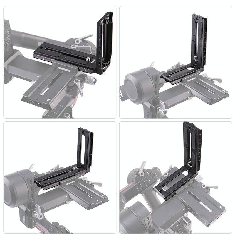 JLWIN Quick Release Plate L Bracket Plate for DJI Ronin RS2 RSC2 RS3 Gimbal Stabiliser