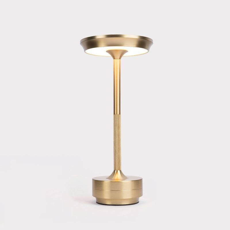 Rechargeable Desk Lamp Removable Desk Lamp Bar Atmosphere Night Light(Gold)