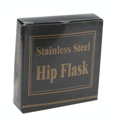 7oz Stainless Steel Liquor & Whiskey Hip Flask (Silver)