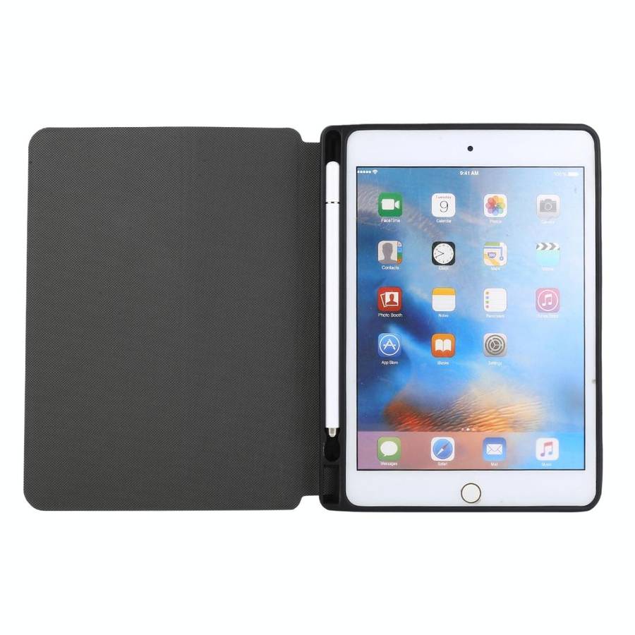 For iPad mini 5 / 4 / 3 / 2 / 1 Electric Pressed Texture Horizontal Flip Leather Case with Holder...