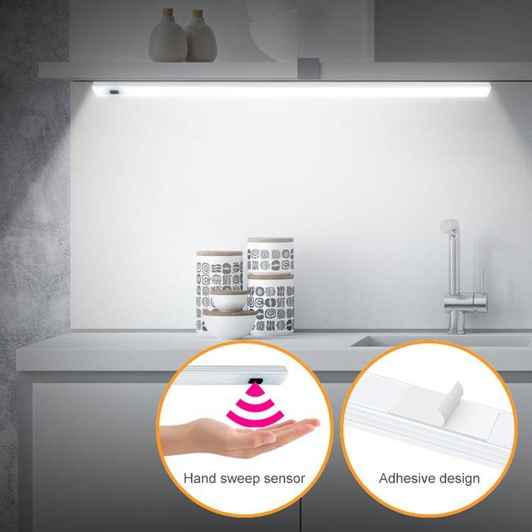 30cm LED Induction Cabinet Lamp USB Smart Sensing Light Strip(Whte)