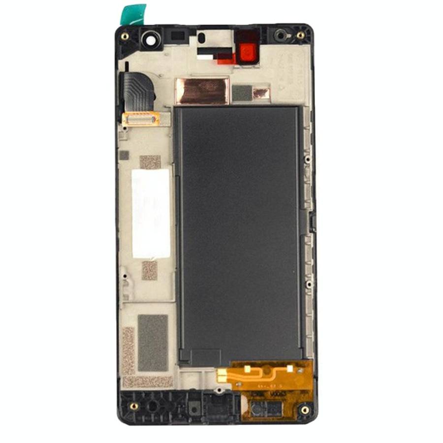 TFT LCD Screen for Nokia Lumia 730 Digitizer Full Assembly with Frame (Black)
