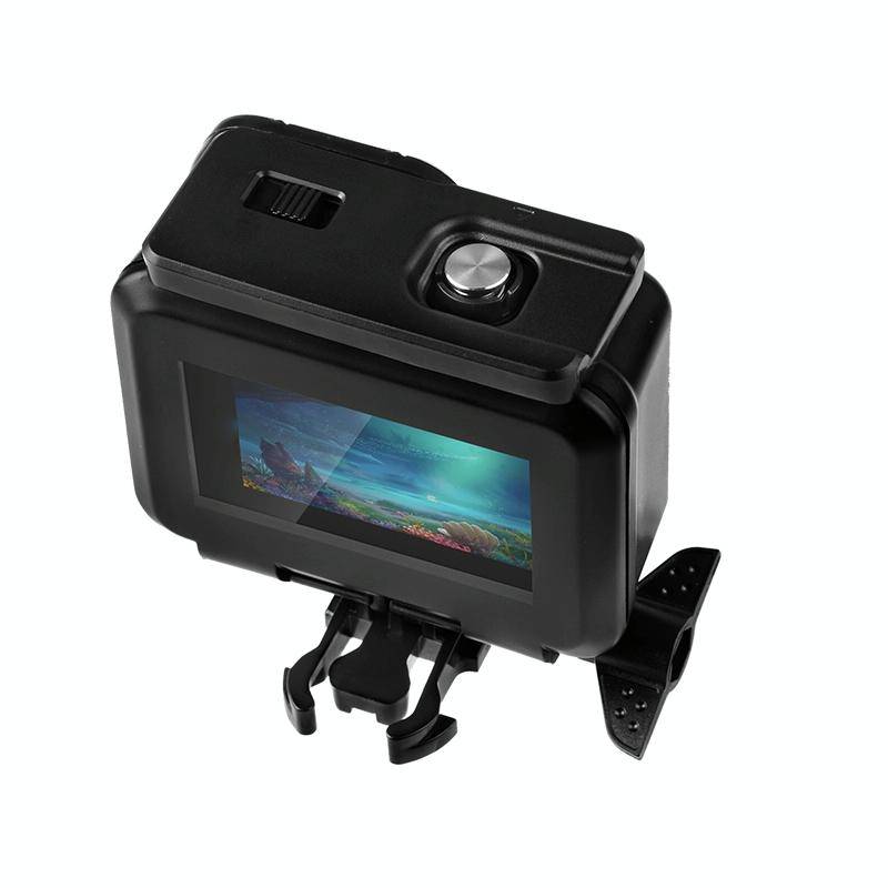50m Waterproof Housing Protective Case with Buckle Basic Mount & Screw for GoPro HERO10 Black / H...