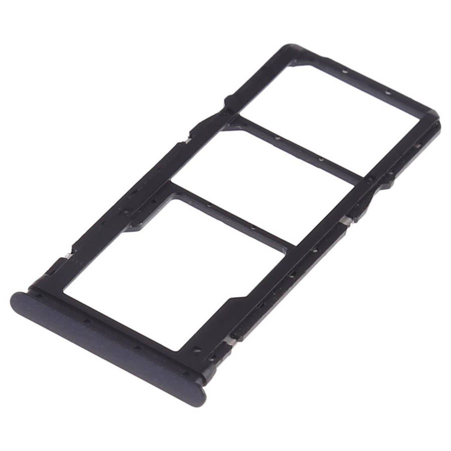 SIM Card Tray + SIM Card Tray + Micro SD Card for Xiaomi Redmi 7(Black)