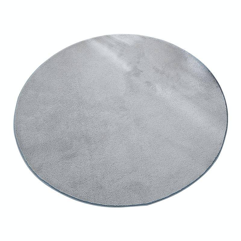 KSolid Round Carpet Soft Fleece Mat Anti-Slip Area Rug Kids Bedroom Door Mats, Size:Diameter: 140...