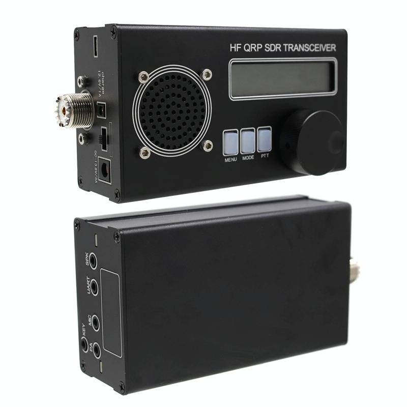 Mini 8 Band SSB/CW QRP Transceiver For Ham Radio, Style: Host + Hand Mi + EU