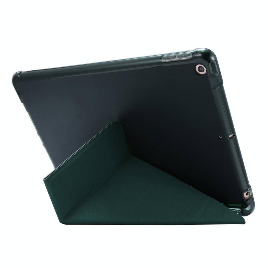 For iPad 10.2 2021 / 2020 / 2019 Airbag Deformation Horizontal Flip Leather Case with Holder & Pe...