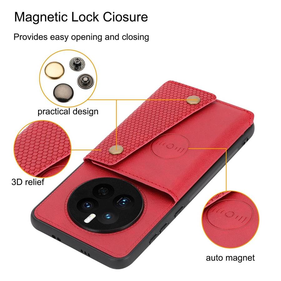 For Huawei Mate 50 Double Buckle Magnetic Phone Case(Grey)