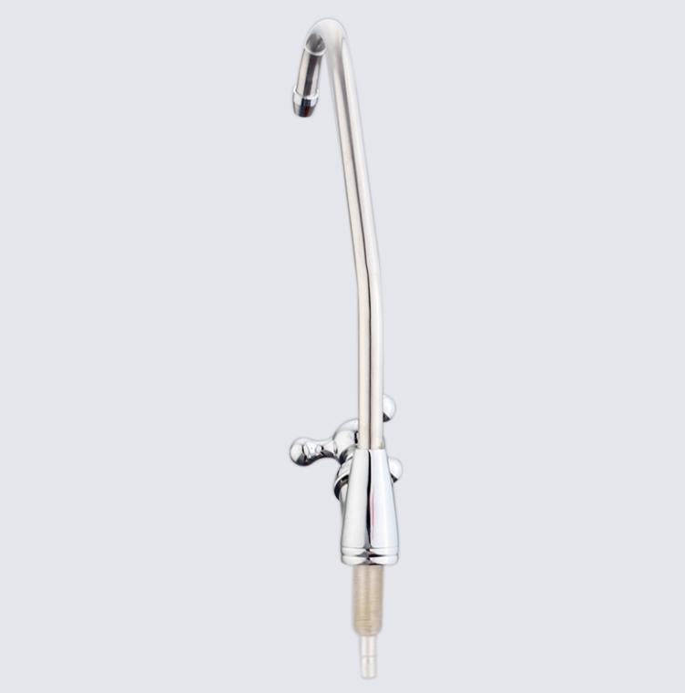 1/4 Quick Connect Faucet Small Three Prong Quick Connect Kitchen Water Purifier Faucet(2 Point Qu...