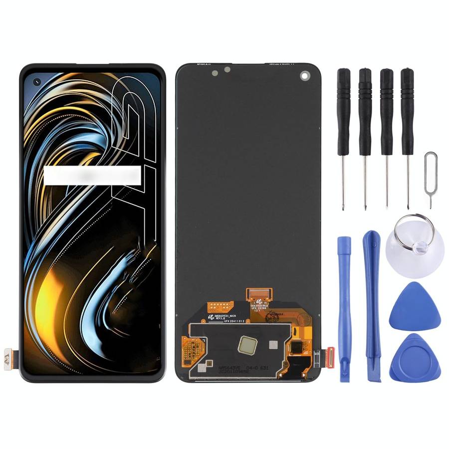 Original Super AMOLED Material LCD Screen and Digitizer Full Assembly for OPPO Realme GT 5G / Rea...