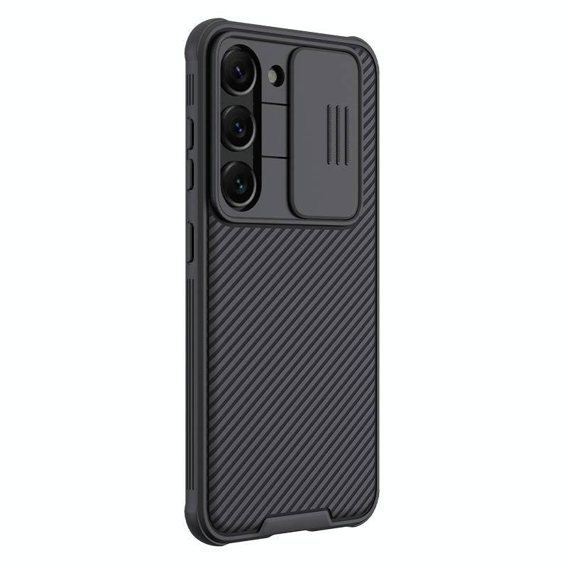 For Samsung Galaxy S23+ 5G NILLKIN Black Mirror Pro Series Camshield Phone Case(Black)