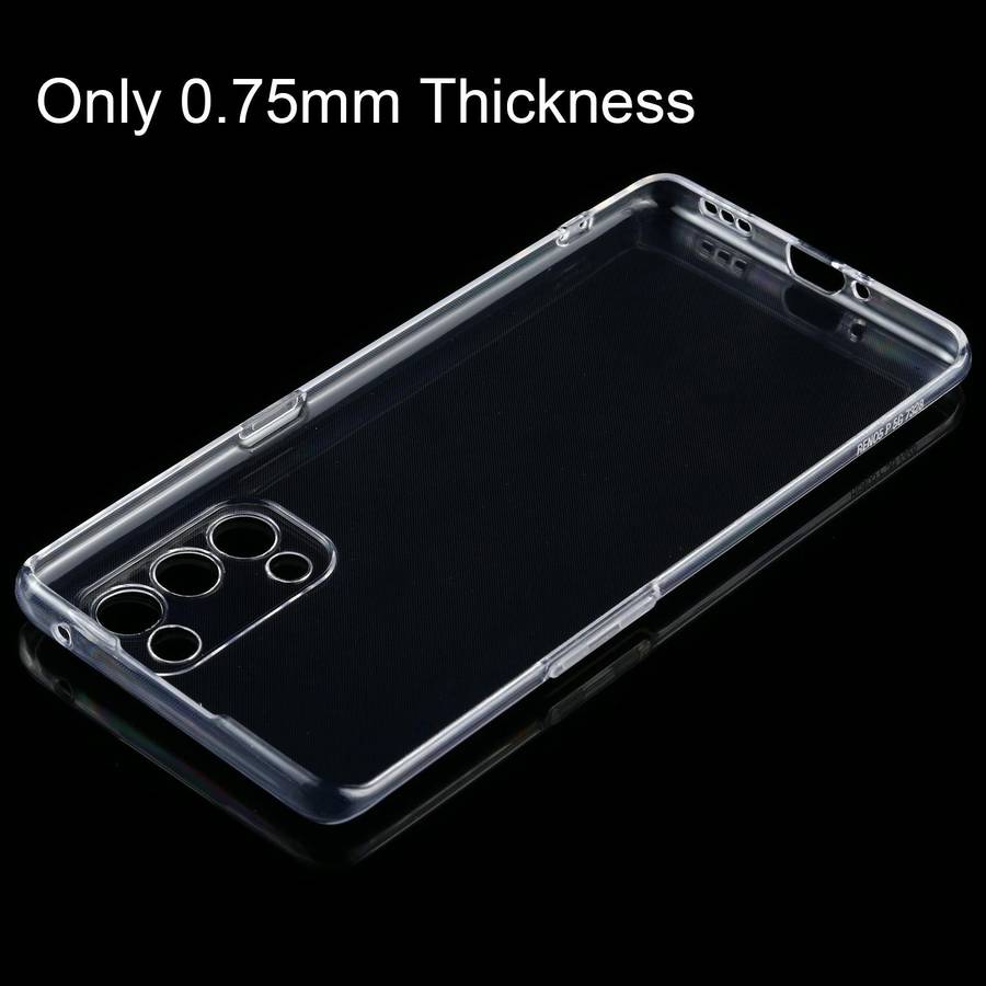 For OPPO Reno5 Pro 0.75mm Ultra-thin Transparent TPU Soft Protective Case