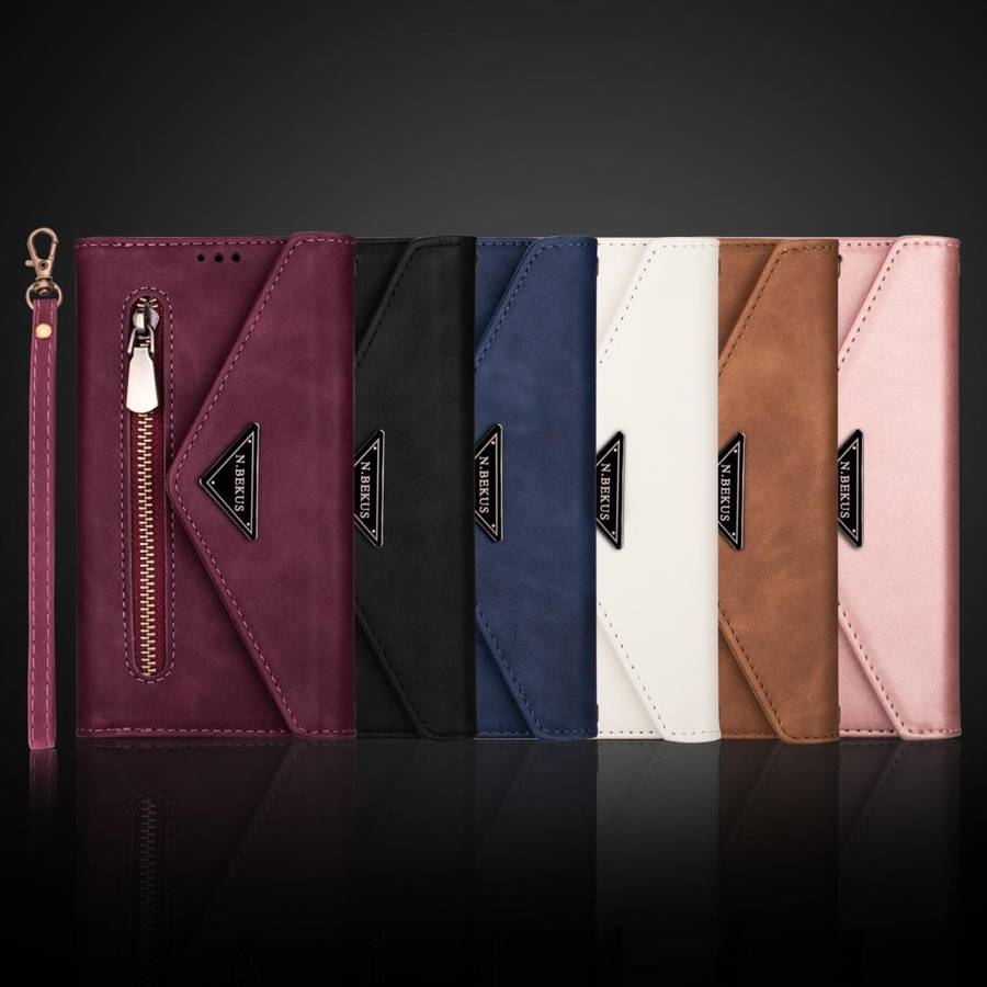 For Huawei P30 Pro Skin Feel Zipper Horizontal Flip Leather Case with Holder & Card Slots & Photo...