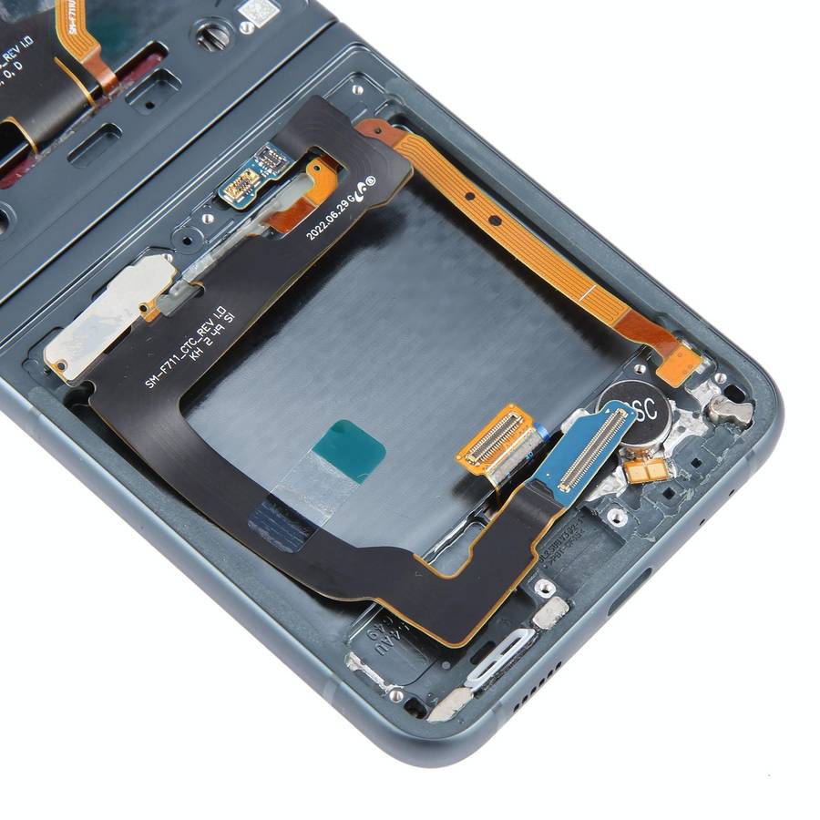 For Samsung Galaxy Z Flip3 SM-F711 Original LCD Screen Digitizer Full Assembly with Frame (Green)