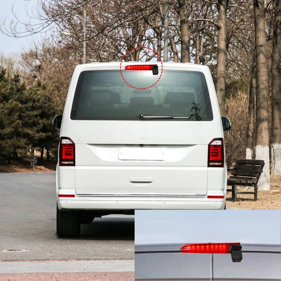 PZ470 Car Waterproof 170 Degree Brake Light View Camera + 7 inch Rearview Monitor for Volkswagen ...
