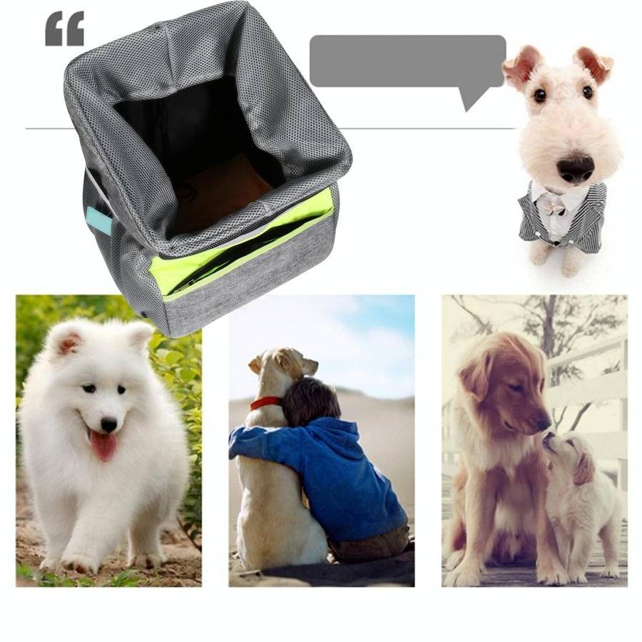 G74 Bicycle Basket Pet Package Convenient Pet Bag(Gray)