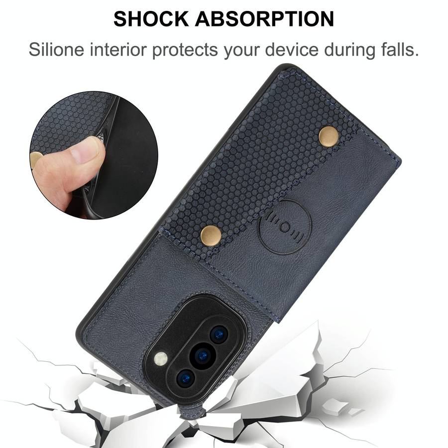 For Huawei nova 10 Pro Double Buckle Magnetic Phone Case(Black)