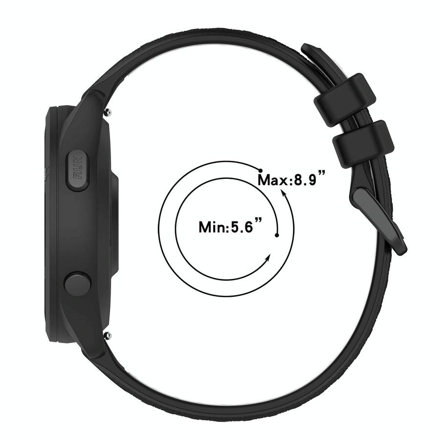 For Xiaomi MI Watch Color 22mm Sports Two-Color Silicone Watch Band(Orange+Black)