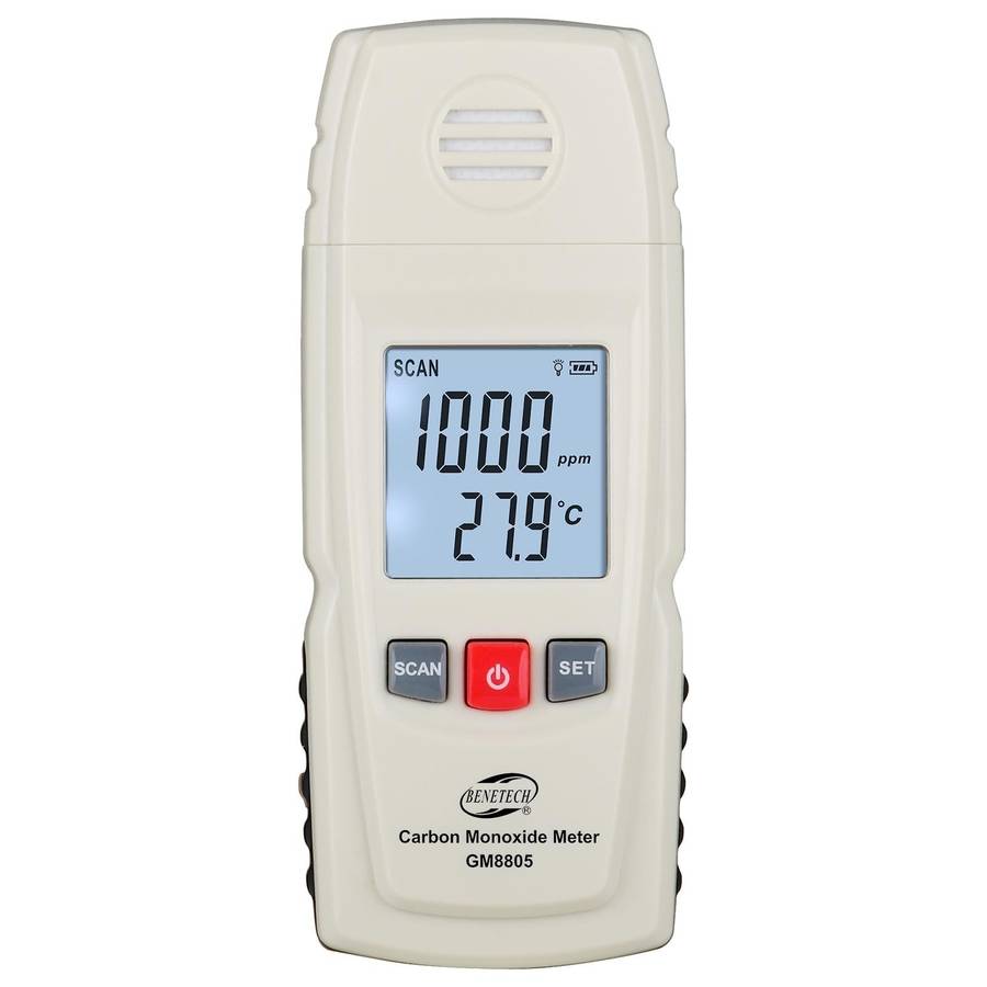 BENETECH GM8805 LCD Display Handheld Carbon Monoxide CO Monitor Detector Meter Tester, Measure Ra...