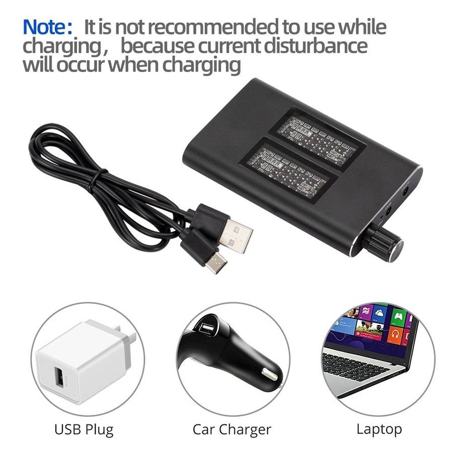 EF002 16-150 Ohm Headphone Amplifier Adjustable Audio Amp With 3.5mm Jack Cable
