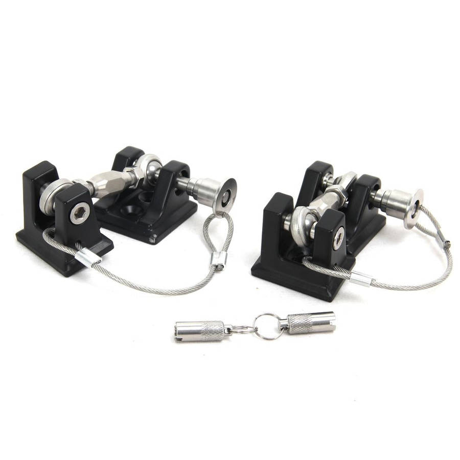 2 PCS Car Anti-Theft Retro Hood Latch Locking Catch Buckle Engine Cover for Jeep Wrangler JK 2007...