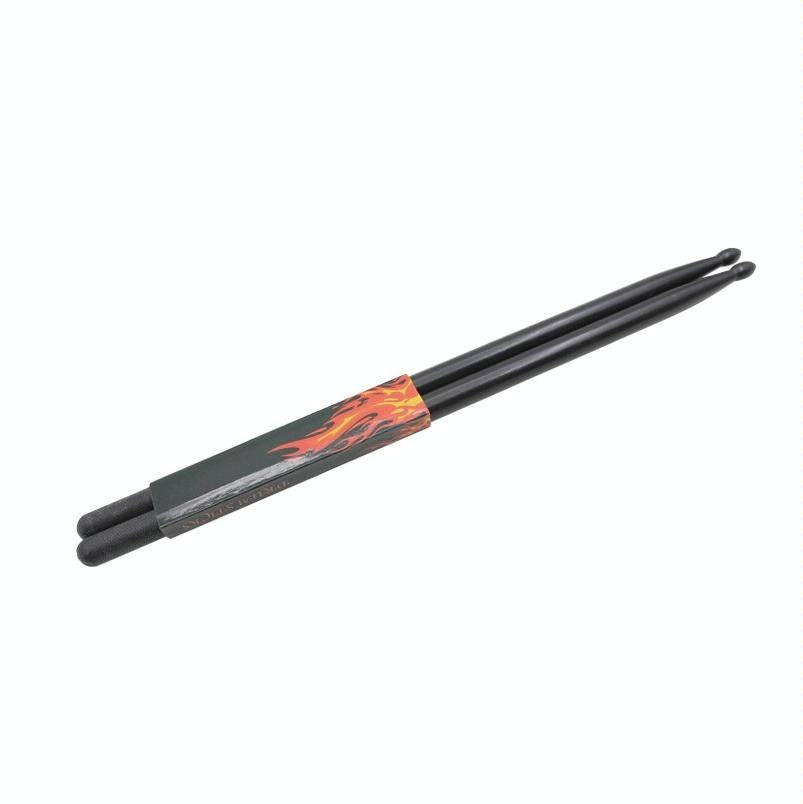 2 PCS Drumsticks Drum Kits Accessories Nylon Drumsticks, Colour: Black