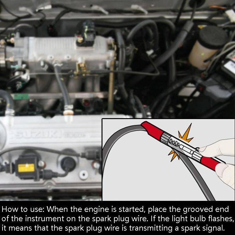 Automobile Detector Free Disassembly Lgnition System Test Pen Engine Test Spark Plug Coil High Vo...