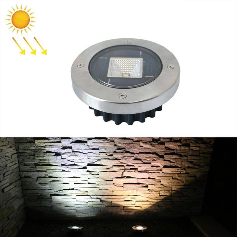 Outdoor Solar Buried Light Household Garden Grass Ground Waterproof Lamp(White Light)