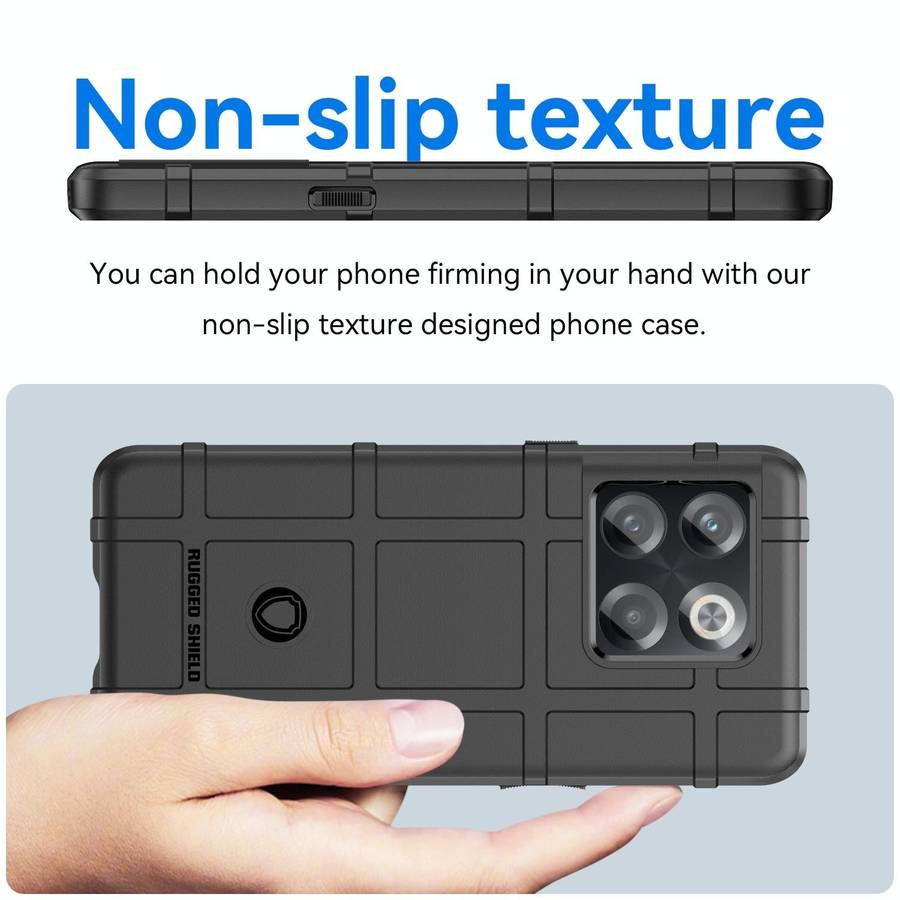 For OnePlus 10T Full Coverage Shockproof TPU Phone Case(Black)