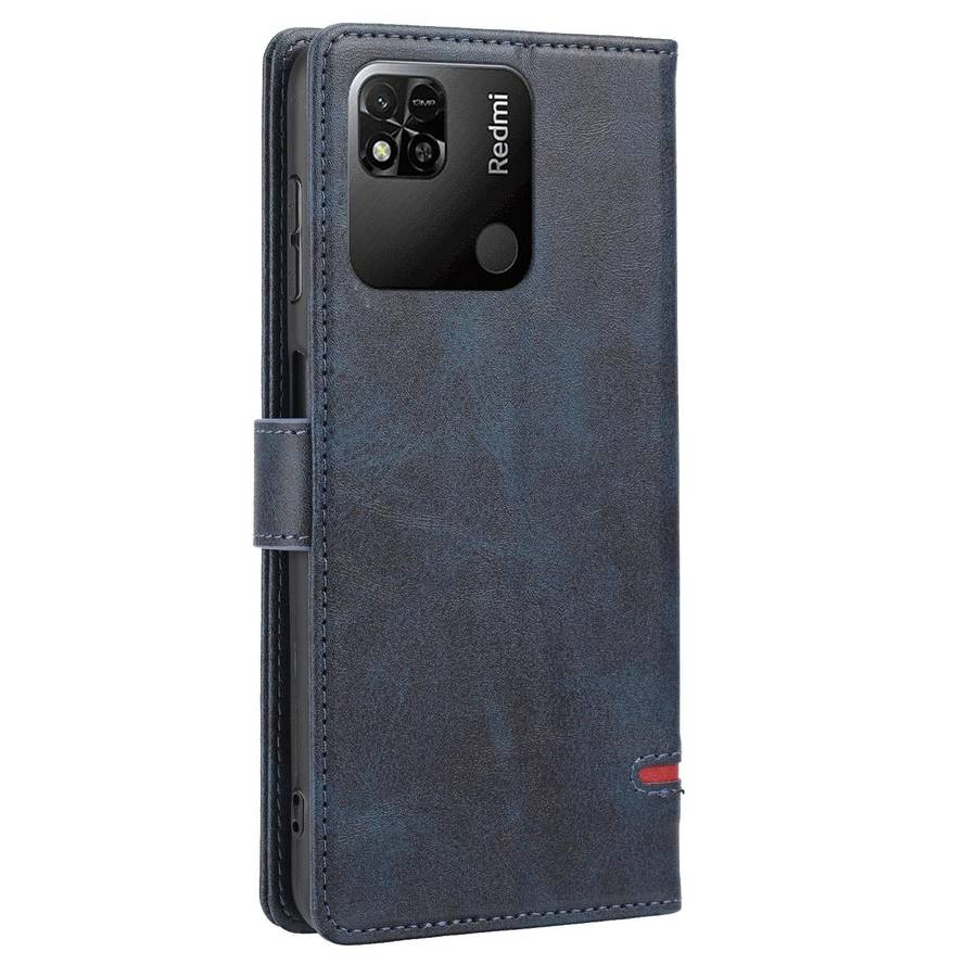 For Xiaomi Redmi 10C Classic Wallet Flip Leather Phone Case(Blue)