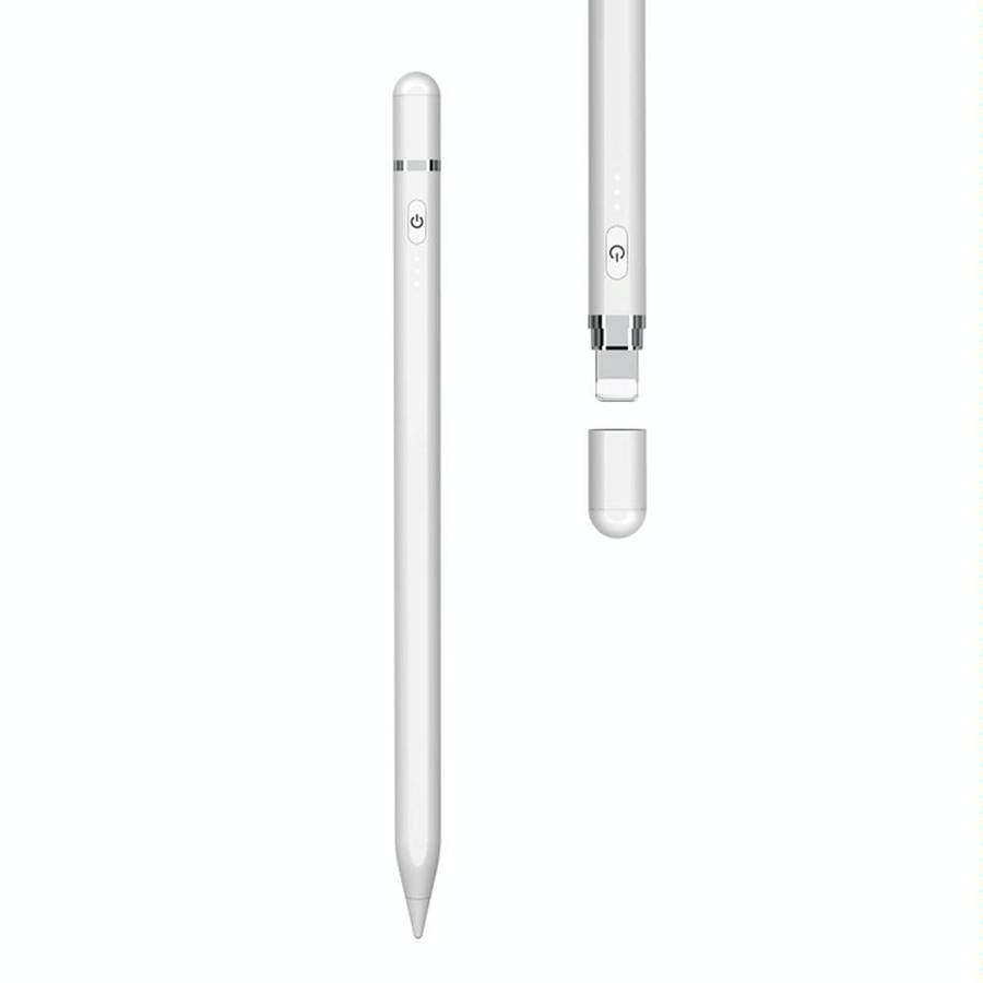 P7-LS Active Capacitive Stylus Pen with Palm Rejection for iPad After 2018 Version(White)