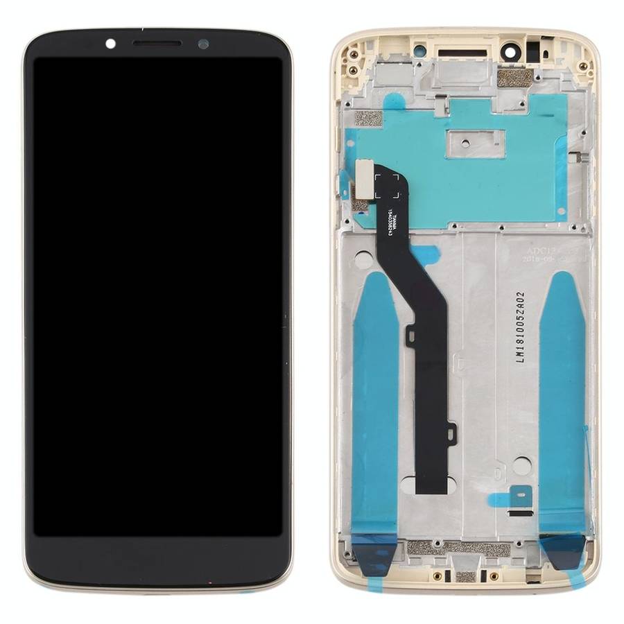 TFT LCD Screen for Motorola Moto E5/ G6 Play(Brazil)Digitizer Full Assembly with Frame(Gold)