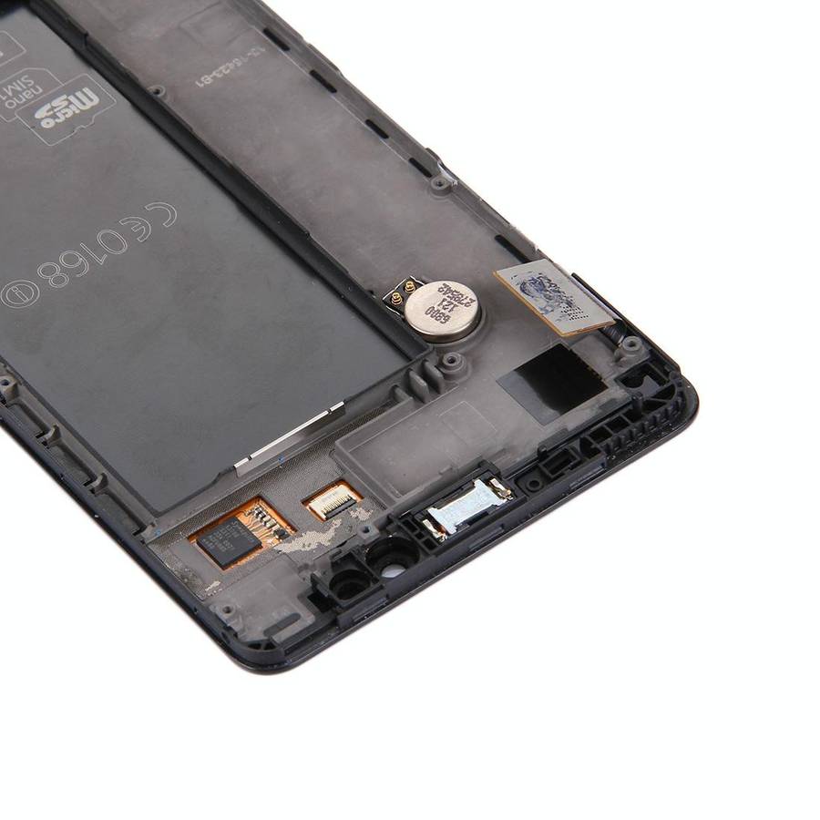 LCD Screen and Digitizer Full Assembly with Frame For Microsoft Lumia 950 (Black)
